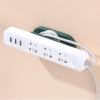 TITA-DONG Self Adhesive Power Strip Holder, Adhesive Punch Free Desktop Socket Fixer Wall Mount, Surge Protector Mount Punch Free Cable Management System for Kitchen Home Office Cable Management view 4
