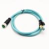 32.8ft M12 4 Pin to RJ45 Industrial Ethernet Cable, M12 4 Pin D Code Female to RJ45 Male Connector Cable High Flex Cat7 Shielded Field Wireable Cable Assembly for Automation Application 10Meter view 2