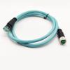 32.8ft M12 4 Pin to RJ45 Industrial Ethernet Cable, M12 4 Pin D Code Female to RJ45 Male Connector Cable High Flex Cat7 Shielded Field Wireable Cable Assembly for Automation Application 10Meter view 3