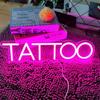 Dimmable Tattoo Neon Sign,Pink PersonNeon Signs,Reusable Arylic Tattoo Led Sign with Dimmer for Tattoo Salon, Studio, Shop Plaque,17x4in(Pink) view 3