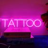 Dimmable Tattoo Neon Sign,Pink PersonNeon Signs,Reusable Arylic Tattoo Led Sign with Dimmer for Tattoo Salon, Studio, Shop Plaque,17x4in(Pink) view 4
