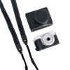 Andoer Protective Digital Camera Case PU Leather Camera Storage Bag with Removable Shoulder Strap Compatible with Sony ZV1-F/ ZV1M2, Black view 1
