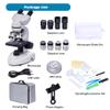 SELFIE CAT Binocular Compound Microscope 200X-5000X Magnification Microscope for Adults & Students, Binocular Laboratory Microscope with Wide Field, Microscopes Eyepieces Kit for School & Home view 3