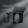 H&Y Swift Camera Lens Filter Sets Swift Basic Lens Filter Accessories Kit 58-77mm Variable Magnetic Step Up Rings, Drop-in Filter Rack X2, Magnetic Matte Box view 2