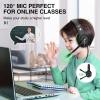 ShinePick Kids Headphones, Over-Ear Girls Boys Gaming Headphones with Microphone and Volume Control for Kids Teens Online School, Travel (Green) view 4