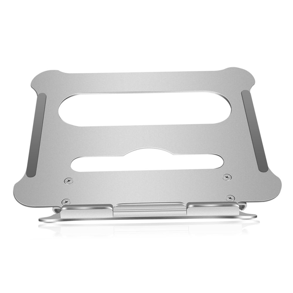 HOMSFOU Foldable Stand Aluminum Alloy Riser Swivel Notebook Bracket Desk Stand
