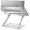 HOMSFOU Foldable Stand Aluminum Alloy Riser Swivel Notebook Bracket Desk Stand view 4