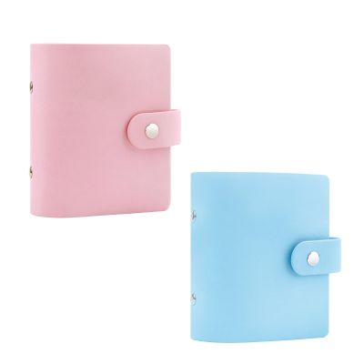 2Packs 52 Pockets Mini Photo Album for Fujifilm Instax Mini Instant Film(Pink+Blue)