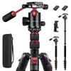 JOILCAN Camera Tripod, 83" Heavy Duty Aluminum Tripod for DSLR/Camera/Smartphone - with Handle, Converts to Monopod, Holds 35lbs view 1