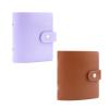 2Packs 52 Pockets Mini Photo Album for Fujifilm Instax Mini Instant Film(Purple+Brown)