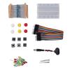 WOOXGEHM Electronics Kit, Electronics Component Kit, Starter Fun Assortment Development Component with 400 Hole Breadboard for R3 view 4