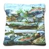 EReader Quilted Sleeve, Small 8.25" x 6.25" Book Sleeve in Native Fish view 1