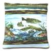 EReader Quilted Sleeve, Small 8.25" x 6.25" Book Sleeve in Native Fish view 2