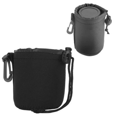 Shockproof Lens Bag with Hook for 50mm f 1.8 II,AF 50mm f 1.8D, Foldable Portable Design