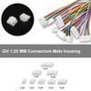 XUGERIP JST GH 1.25MM to Dupont 2.54MM Connectors Kit with Pre-Crimped Cables, Male Housing Connectors Kit for Pixhawk Flight Controller view 3