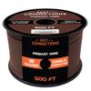 BEST CONNECTIONS Automotive Primary Wire - 500ft (Various Color Options) | Ideal for Trailer, Speaker, and Lighting Circuits | Durable Primary/Remote, Power/Ground Electrical Wiring (Brown, 18 Gauge) view 1