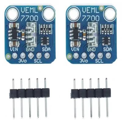 PAMEENCOS 2 pcs VEML7700 Ambient Light Sensor Module 16-bit I2C Interface Bright Light Sensor Module for QWIIC