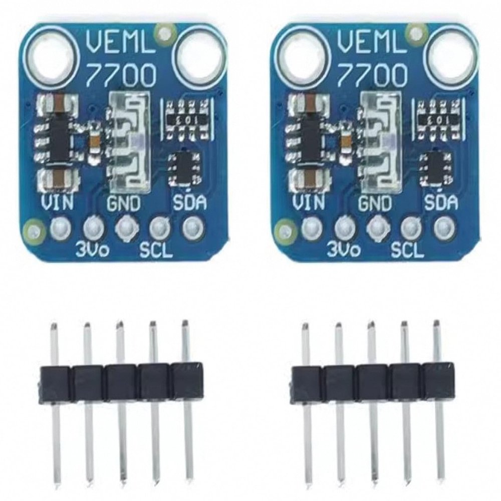 PAMEENCOS 2 pcs VEML7700 Ambient Light Sensor Module 16-bit I2C Interface Bright Light Sensor Module for QWIIC