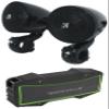 Audiosavings Bundle: (2) Kicker 47PSMB32 3" 100w PSM Motorcycle/ATV Handlebar Speakers in Black PSMB32 Bundle with Rockville Rock Everywhere Portable Bluetooth Speaker/Waterproof Link (2 Items) view 1