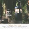 MEE Audio lightSPKR Bluetooth Wireless Speaker w/Camping Lantern: 360 Audio, 3 Audio Modes, 2 Light Colors & Infinite Brightness Adjustment, IPX6 Waterproof for Indoor & Outdoor use (Midnight Black) view 2