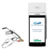BoxWave Adapter Compatible with Castles SATURN1000F2 - Micro SD Card miniReader, USB Type-C OTG Reader USB3.0 Adapter Keychain - Metallic Silver view 1
