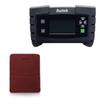 BoxWave Case Compatible with Bosscomm IKEY-820 (4.3 in) - Velvet Pouch Stand, Velour Slip Sleeve Built-in Foldable Kickstand - Burgundy view 1