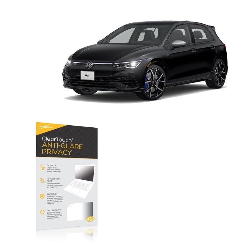 BoxWave Screen Protector Compatible with Volkswagen 2024 Golf R Display (10 in) - ClearTouch Anti-Glare Privacy (2-Pack), Privacy Screen Protector Flexible Film Anti-Glare