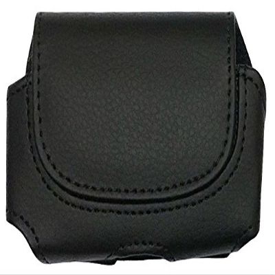 SNK Pouch Case with Belt Clip for Dexcom G7 Receiver - Silicone Cover with Protective Case (H2-Black)