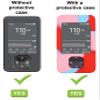 SNK Pouch Case with Belt Clip for Dexcom G7 Receiver - Silicone Cover with Protective Case (H2-Black) view 4