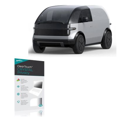 BoxWave Screen Protector Compatible with Canoo 2024 LDV 130 Display (10.2 in) - ClearTouch Crystal Privacy (2-Pack), Privacy Screen Protector Flexible Film Clear