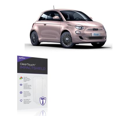 BoxWave Screen Protector Compatible with Fiat 2024 500e Display (10.25 in) - ClearTouch ImpactShield (2-Pack), Impenetrable Screen Protector Flexible Film