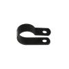 100PCS Cable Clips R-Type Nylon Cable Wire Clamp Plastic Clips Cable Mounting Fasteners Wire Fix Hardware Fittings (Size : Black-16.2mm) view 1