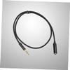 HOMSFOU 2pcs Extension Cable Headphone Extension Line Trrs Cable Black Male to Female for iOS Devices view 2