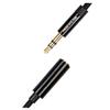 HOMSFOU 2pcs Extension Cable Headphone Extension Line Trrs Cable Black Male to Female for iOS Devices view 3
