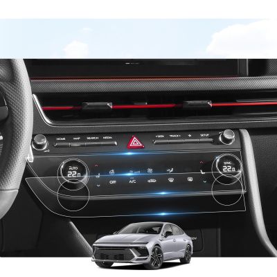 BIBIBO 2pcs Screen and Air Conditioning Protector for 2024 Hyundai Sonata - PET Nano Foils Anti-Scratch