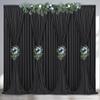 32 x 10ft Black Backdrop Curtains for Party Photo Background Curtains (10'L x 4'W Each, 8 Panels) with Rod Pocket, Wrinkle-Free Polyester Backdrop Drapes for Birthday Prom Bachelorette RIP Events view 2