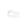 100PCS Cable Clips R-Type Nylon Cable Wire Clamp Plastic Clips Cable Mounting Fasteners Wire Fix Hardware Fittings (Size : White-8.4mm) view 1