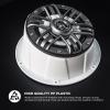 RECOIL USP65W Pairs of 6.5-Inch Speaker Pods, Universal 6.5 Angled Speaker Boxes, Surface Mount with Gaskets, White Enclosures Compatible with Marine, UTVs, Boats, RVs, Cars, Trailers view 3