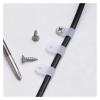 100PCS Cable Clips R-Type Nylon Cable Wire Clamp Plastic Clips Cable Mounting Fasteners Wire Fix Hardware Fittings (Size : Black-10.4mm) view 3