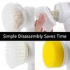 SEIWEI 1 Set Electric Power Cleaning Brush, Plastics Shell Handheld Cleaning Tools with 3 Brush Heads, IPX7 Waterproof Spin Scrubber Tool view 4