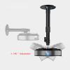 Projector Mount Projector Bracket Hoisting Wall Hanging Bracket Projector Hanger Universal Telescopic Hanging Bracket Projector Stand Adjustable Office Projector Stand ( Size : PH45-120 (67-120cm) bla view 4
