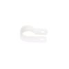 100PCS Cable Clips R-Type Nylon Cable Wire Clamp Plastic Clips Cable Mounting Fasteners Wire Fix Hardware Fittings (Size : White-6.4mm) view 1