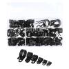 200PCS/Box R-Type Nylon Cable Clamp Plastic P Clips Fasteners Cable Mounting Fix Hardware Tools view 1