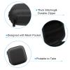 PATIKIL 3.54x3.54 Electronic Organizer Case, 2Pcs EVA Hard Waterproof Square Travel Carrying Case with Zipper for Digital Multimeter, Camera, Charger Cord, Earphone, Black view 4
