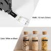 4 Black + 4 Yellow 12mm Label Tape Compatible Brother Ptouch TZe-335 White on Black Bundle with TZe-631 Black on Yellow for P Touch PT-D210 PTH110 PT-D220 PTD600 view 3
