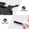 4 Black + 4 Yellow 12mm Label Tape Compatible Brother Ptouch TZe-335 White on Black Bundle with TZe-631 Black on Yellow for P Touch PT-D210 PTH110 PT-D220 PTD600 view 4