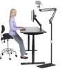 AceTaken Webcam Floor Stand,70-inch Metal Webcam Floor Holder Compatible with Logitech C920 StreamCam C930 C922 C615 C925e Brio 4K,Brio 500,MX Brio 4K Webcams view 2