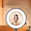 Erice Phone Stand with Light, Adjustable Selfie Phone Tripod with Light, Camera Stand, Phone Bracket, Photo Accessories, Recording Equipment for Cooking, Vlogging, Live Streaming (B) view 4