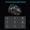 VILTROX 27mm f/1.2 E Pro Mount Lens,Auto Focus APS-C Prime Lens for Sony E-Mount Mirrorless Camera a7R a7IV a7RIII a7RIV a7RV A1 FX3 ZVE1 A7CII a6000 a6400 a6600 a6700 ZV-E10 FX30 view 2