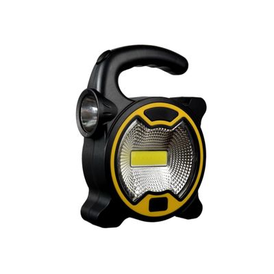 KOMBIUDA 2pcs Cob Led Handheld Spotlight Portable Camping Light Ultra- Light for Outdoor Use Lightweight Searchlight Yellow No Battery